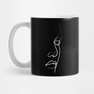 Side Look | One Line Artist | Minimal Art | One Line Art | Minimalist Mug